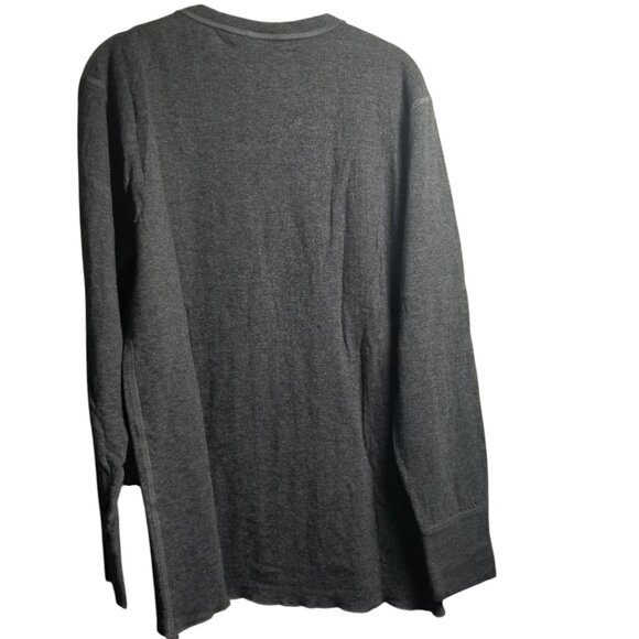 LL Bean Men's Grey Base Layer Wool Blend Gorpcore Tee Sz M - Picture 2 of 5